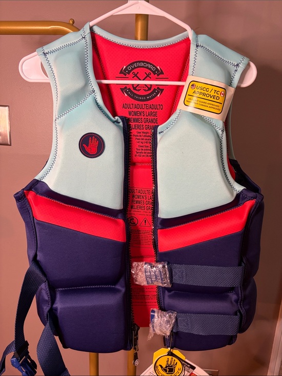 Body Glove Other - Body Glove - Women's Life Jacket Vest in Teal, Red & Navy - Large